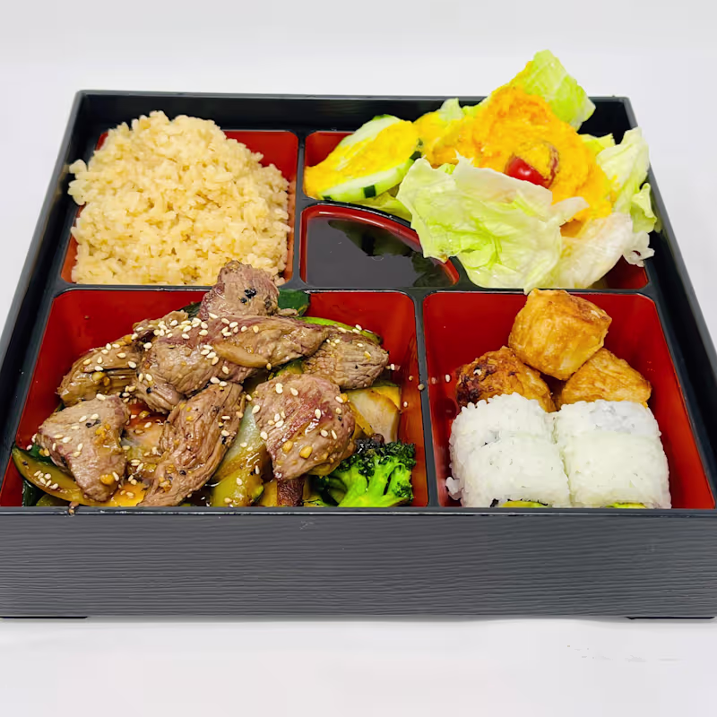 Teriyaki Steak Bento — Ginza Cafe Easley