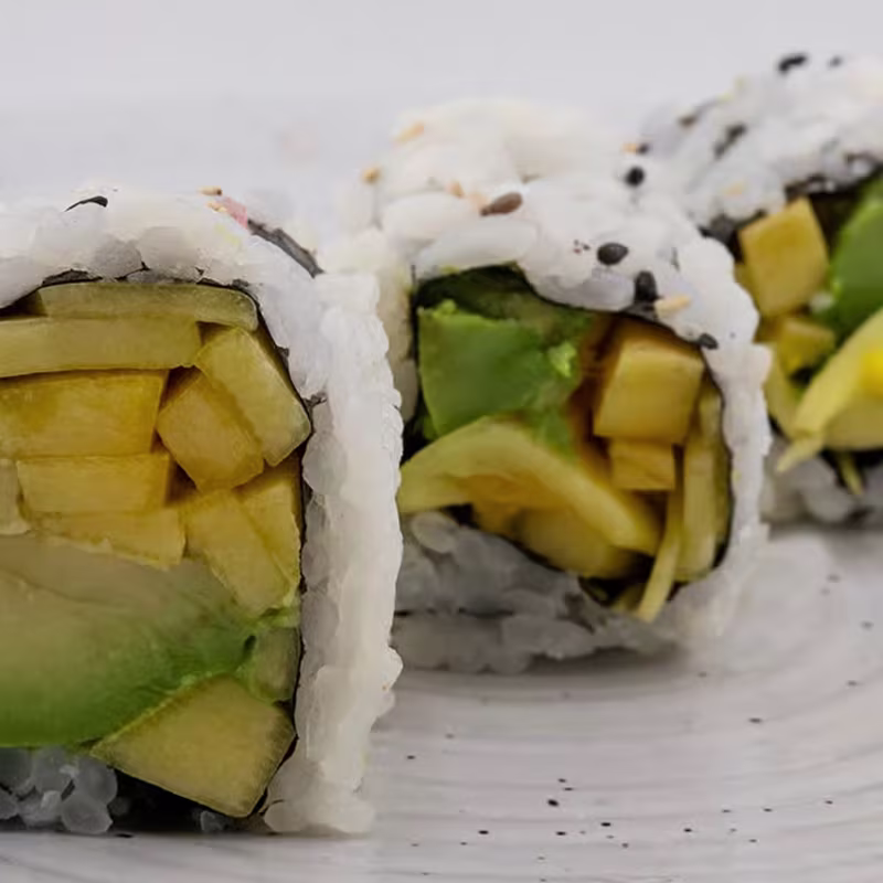 Mango Avocado Roll — Ginza Cafe Easley